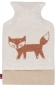 Preview: David Fussenegger Wärmflasche Juwel 'Fuchs' 0,8 L 18 x 28 cm Rohweiß