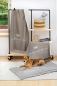 Preview: David Fussenegger Hundedecke 'ein Herz und eine Pfote' 70 x 90 cm Rauch - Beige