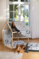 Preview: David Fussenegger Hundedecke 'my happy place' 100 x 140 cm Filz- Hellgrau