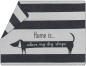 Preview: David Fussenegger Hundedecke 'Dackel' 100 x 140 cm Filz