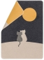 Preview: David Fussenegger Haustierdecke 'Katzenpaar' 70 x 90 cm Anthrazit