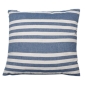Preview: David Fussenegger Kissenhülle Nizza 2er Set 'Blockstreifen' 50 x 50 cm Navy - Blau
