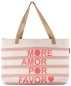 Preview: David Fussenegger Tasche Goliath 'More Amor' 65 x 40 cm Altrosa
