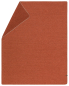 Preview: David Fussenegger Wolldecke Merano 'falsches Uni' 160 x 200 cm Terracotta
