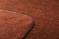 Preview: David Fussenegger Wolldecke Merano 'falsches Uni' 160 x 200 cm Terracotta