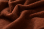 Preview: David Fussenegger Wolldecke Merano 'falsches Uni' 160 x 200 cm Terracotta