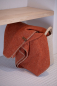 Preview: David Fussenegger Wolldecke Merano 'falsches Uni' 160 x 200 cm Terracotta