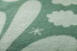 Preview: David Fussenegger Kurzflor- Wohndecke Savona 'Folklore abstrakt' 150 x 200 cm Efeu