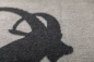 Preview: David Fussenegger Kurzflor- Wohndecke Savona 'Steinbock' 150 x 200 cm Filz - Grau
