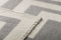 Preview: David Fussenegger Wohndecke Luca 'Labyrinth' 140 x 200 cm Grau