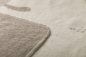 Preview: David Fussenegger Wohndecke Silvretta 'Pilze' 140 x 200 cm Rauch- Beige