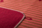 Preview: David Fussenegger Wohndecke Silvretta 'Schleifen' 140 x 200 cm Bordeaux- Rot