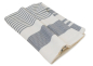 Preview: framsohn Sommerdecke 'Boho Living' Zick- Zack 155 x 200 cm Grau