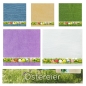 Preview: framsohn Geschirrtuch Frottier 'Ostereier' 50 x 50 cm