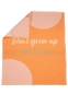 Preview: David Fussenegger Babydecke Lili 'Don't grow up' 70 x 90 cm Siena - Orange