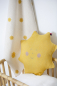 Preview: David Fussenegger Babydecke Juwel mit Stick 'Sonne' 70 x 90 cm Rohweiß
