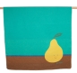 Preview: David Fussenegger Kinderdecke Juwel 'Birne' 140 x 200 cm Verde Mare
