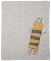 Preview: David Fussenegger Babydecke Juwel in der Puppe 'Biene' 70 x 90 cm Filz