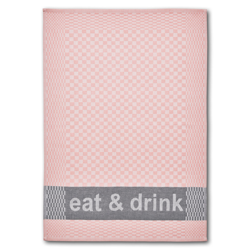 Dyckhoff Geschirrtuch 3-Set 'eat & drink' 50 x 70 cm