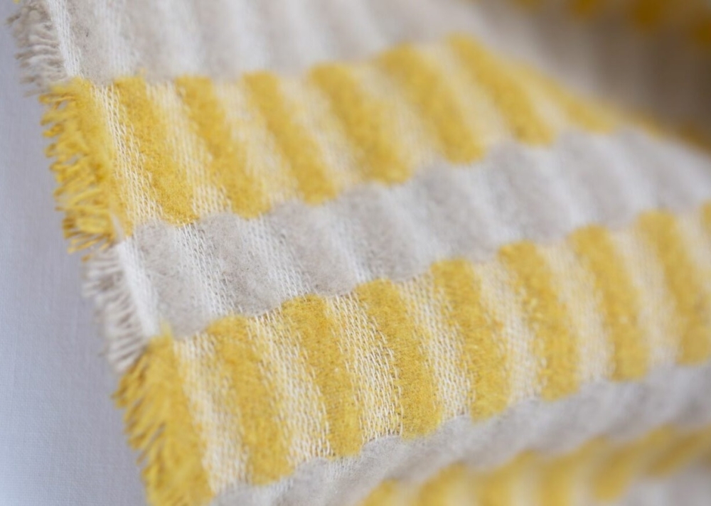 David Fussenegger Bettüberwurf Riva 'Rippen' 210 x 220 cm