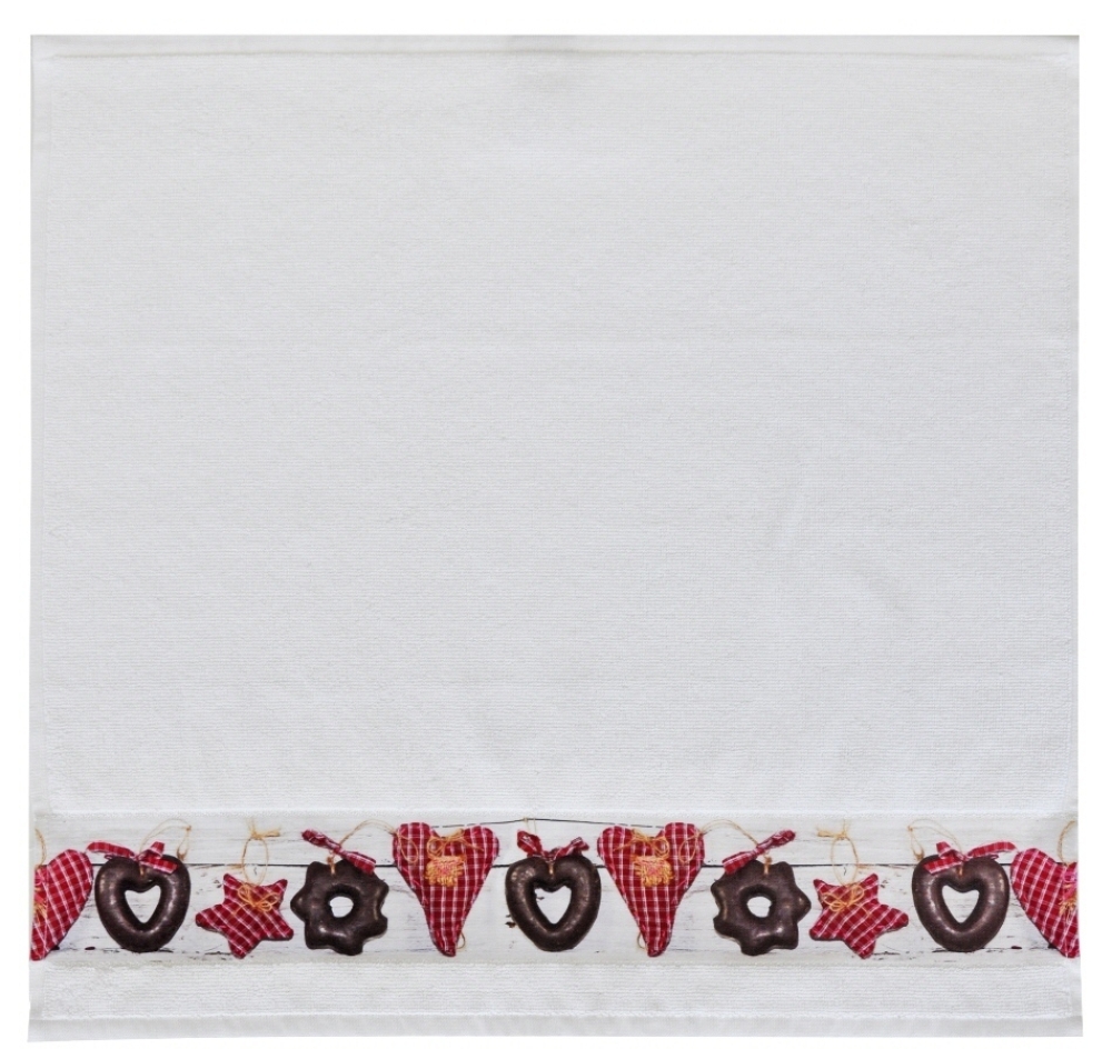 framsohn Geschirrtuch Frottier 'Lebkuchen' 50 x 50 cm