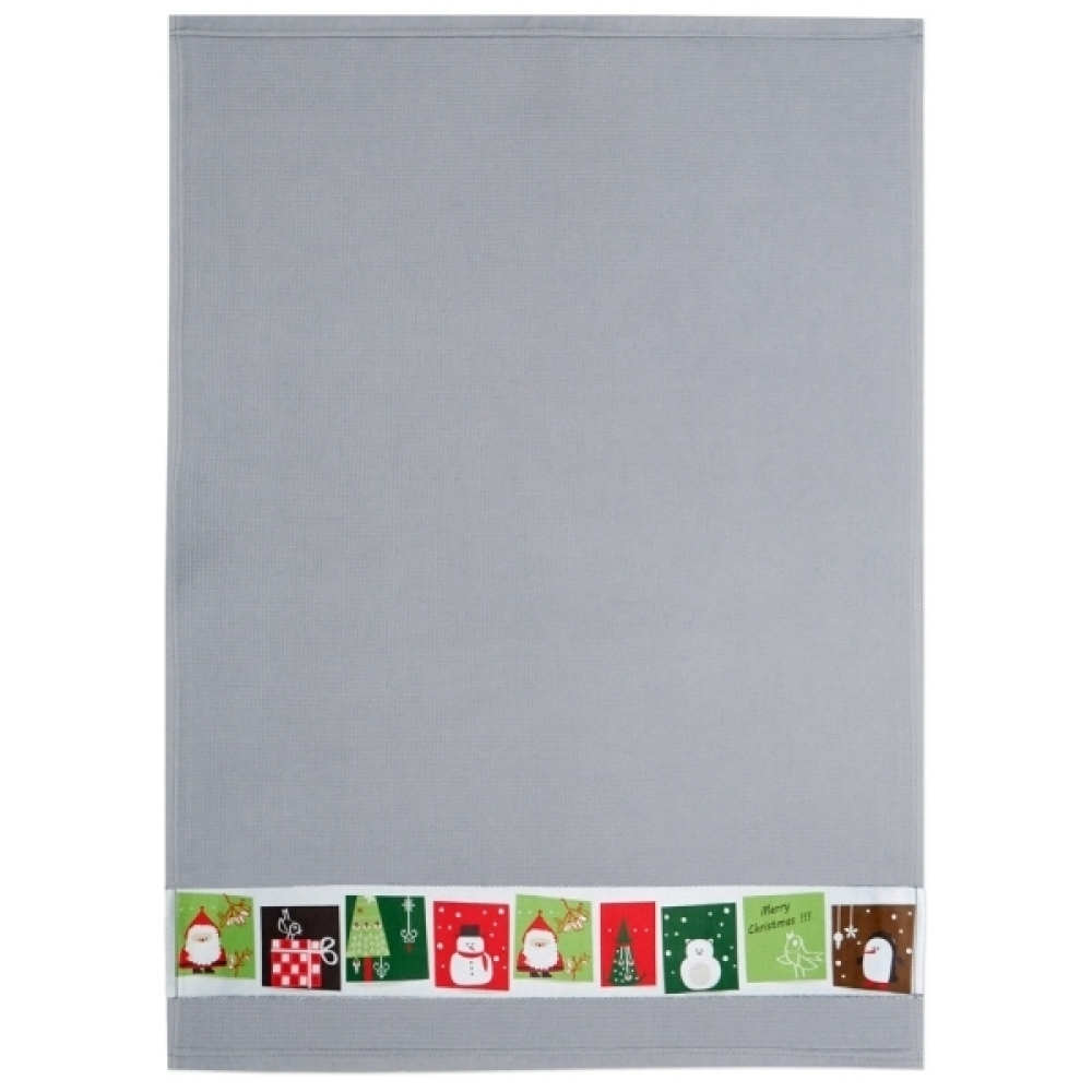 framsohn Geschirrtuch Waffel 'Xmas Motive' 50 x 70 cm