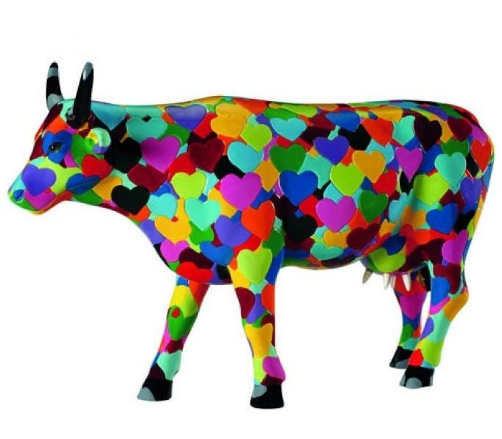 Heartstanding Cow - Cowparade Kuh Large
