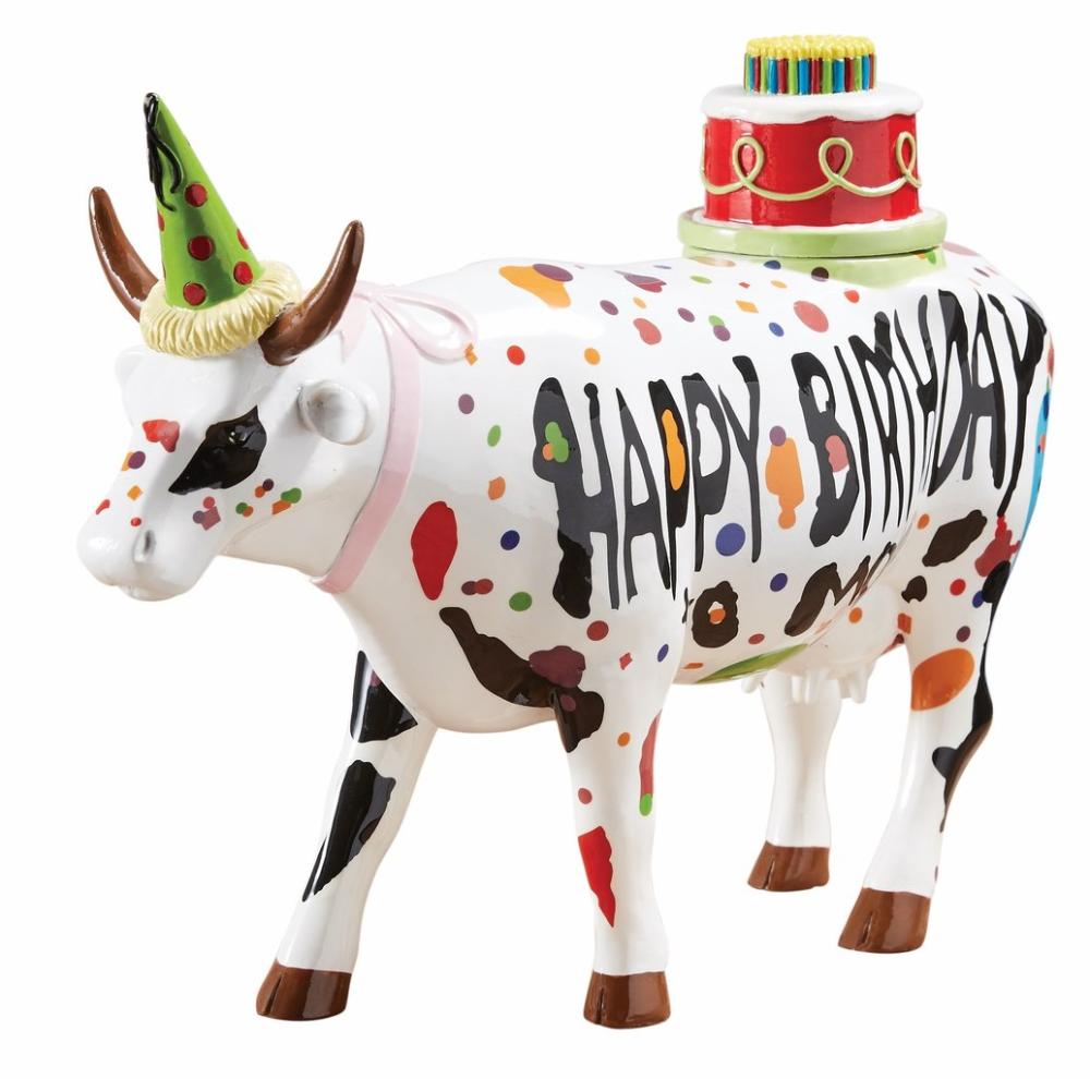 Happy Birthday to Moo - Cowparade Kuh Large