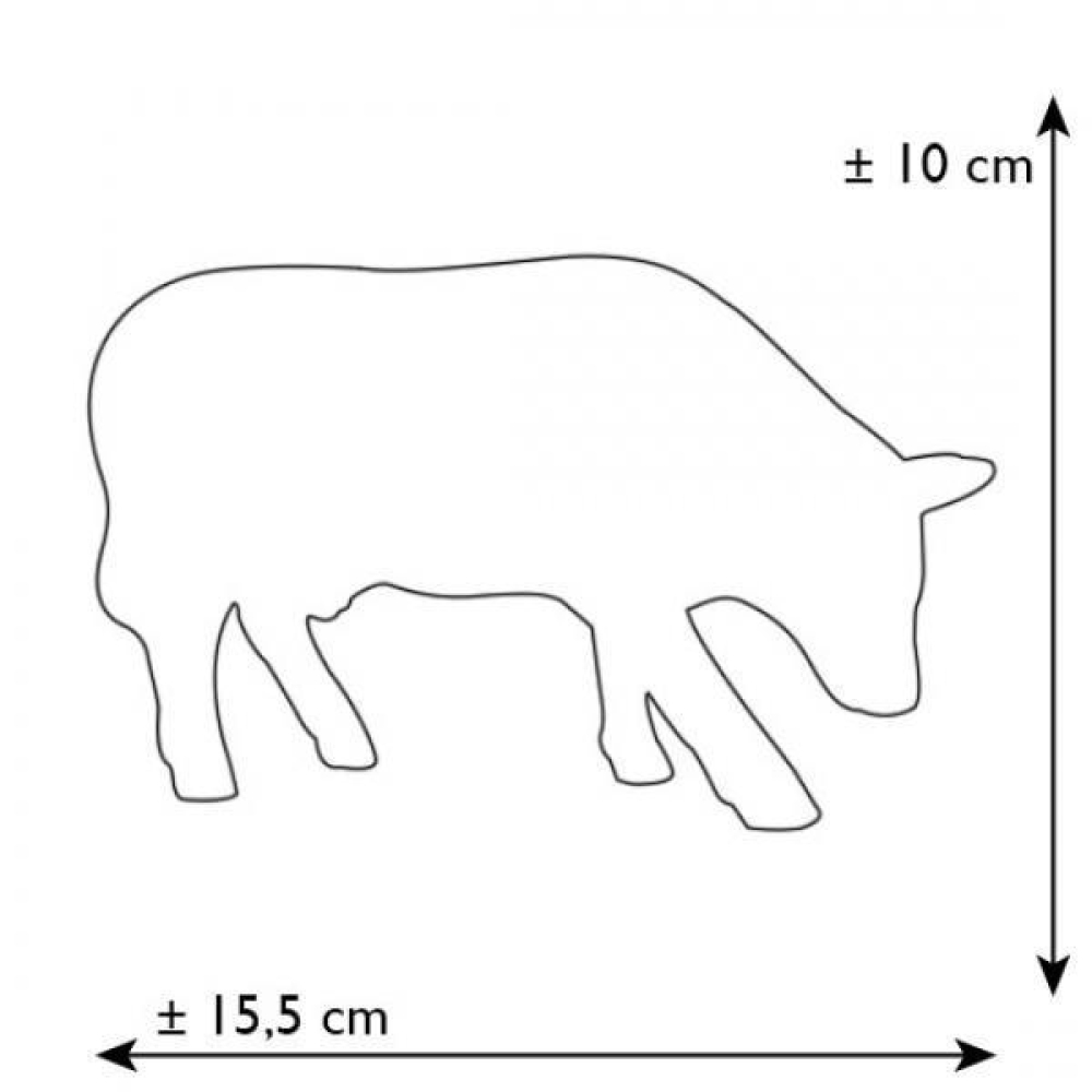 Moondrian - Cowparade Kuh Medium