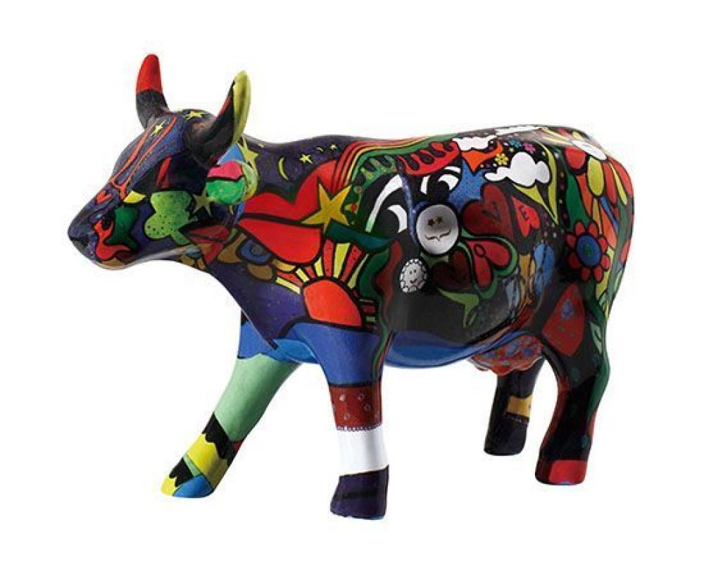Moosy in the Sky with Diamonds - Cowparade Kuh Medium