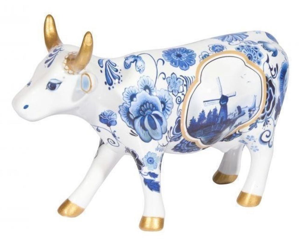 Blue Cow Bone China - Cowparade Kuh Medium