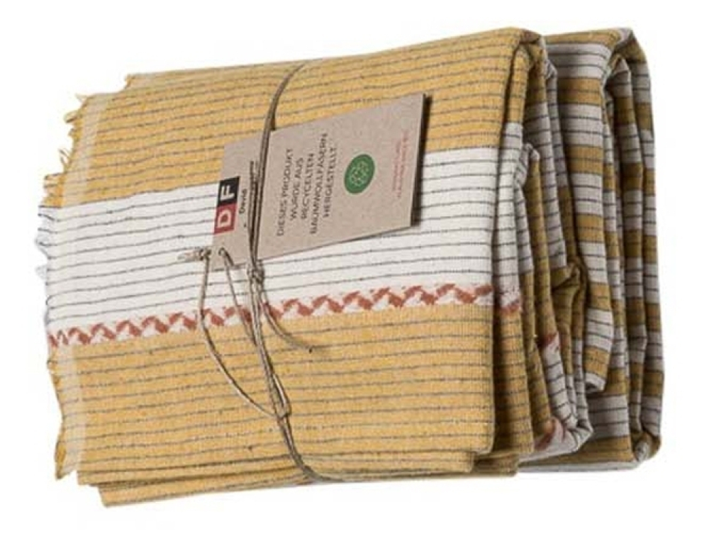 David Fussenegger Sommertuch 2er Set Nizza 'Diagonalstreifen' 90 x 150 cm