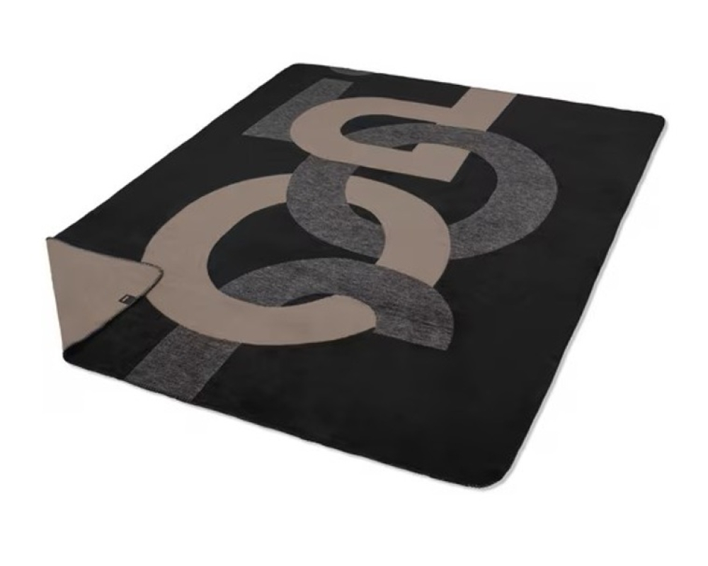 JOOP! Wohndecke Fabrics Studio '002' 150 x 200 cm Schwarz