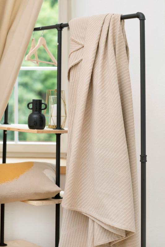 David Fussenegger Bettüberwurf Riva 'Diagonale' 210 x 220 cm