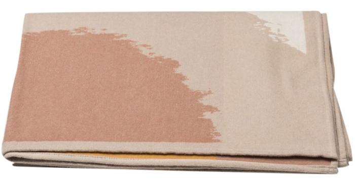 David Fussenegger Wohndecke Luca 'Pinselstruktur abstrakt' 140 x 200 cm