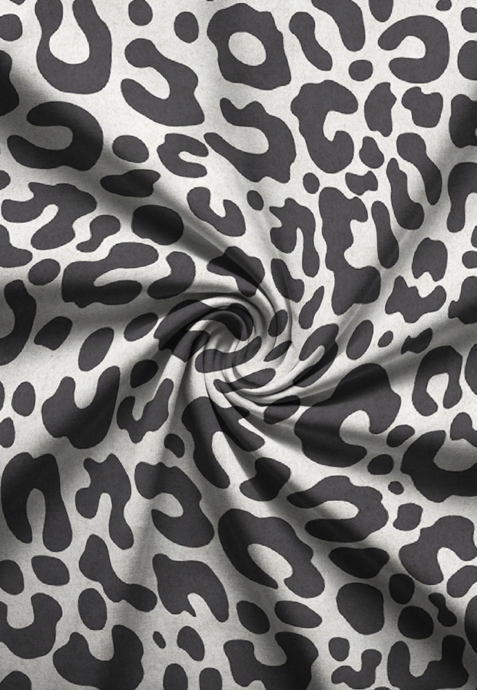 Preview: Biberna Melange- Flanell Bettwäsche 'Leo' 135 x 200 cm Grau