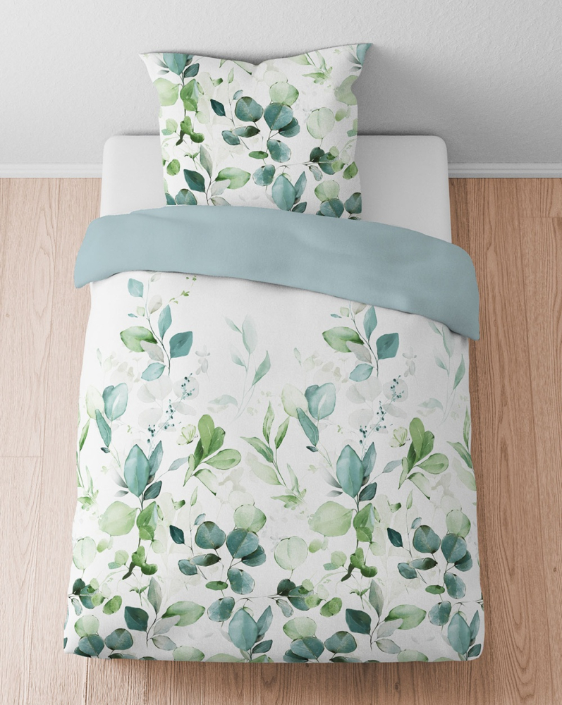 Biberna Tencel Bettwäsche 'Frühling' 135 x 200 cm Natur