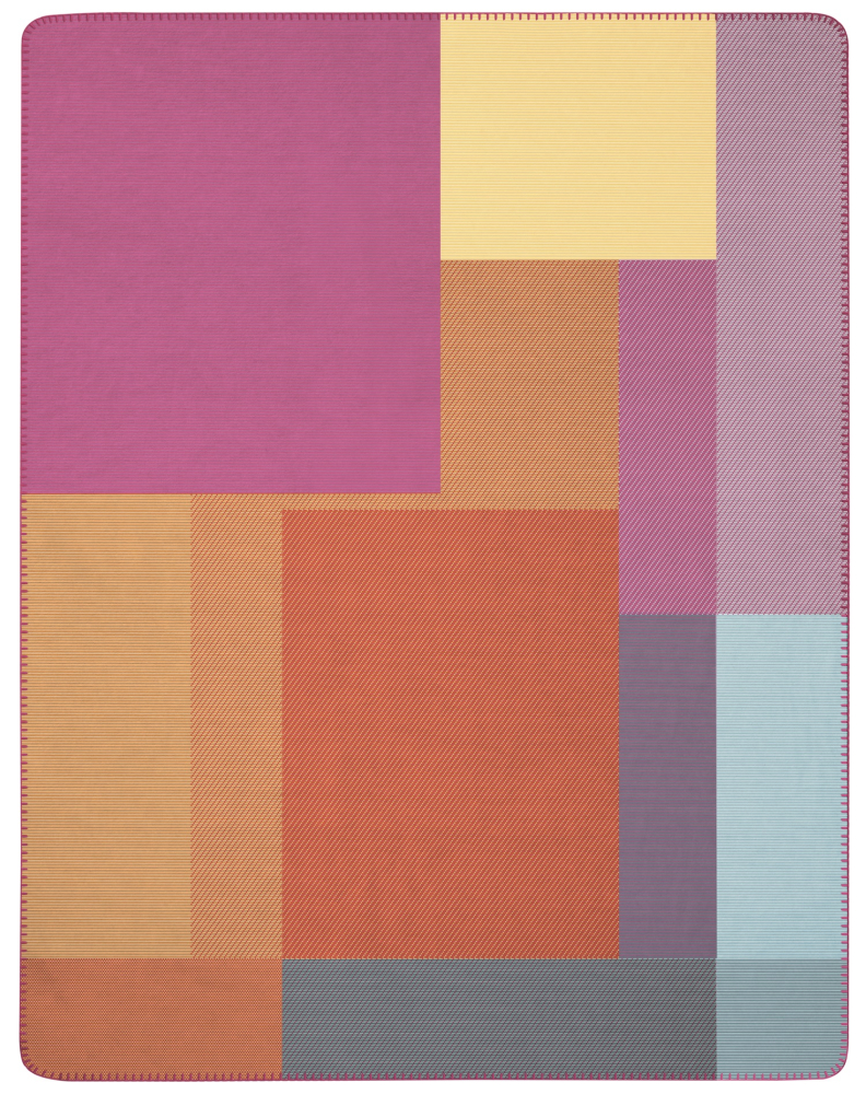 Biederlack Wohn- und Kuscheldecke 'Cinque Terre' 150 x 200 cm Bunt