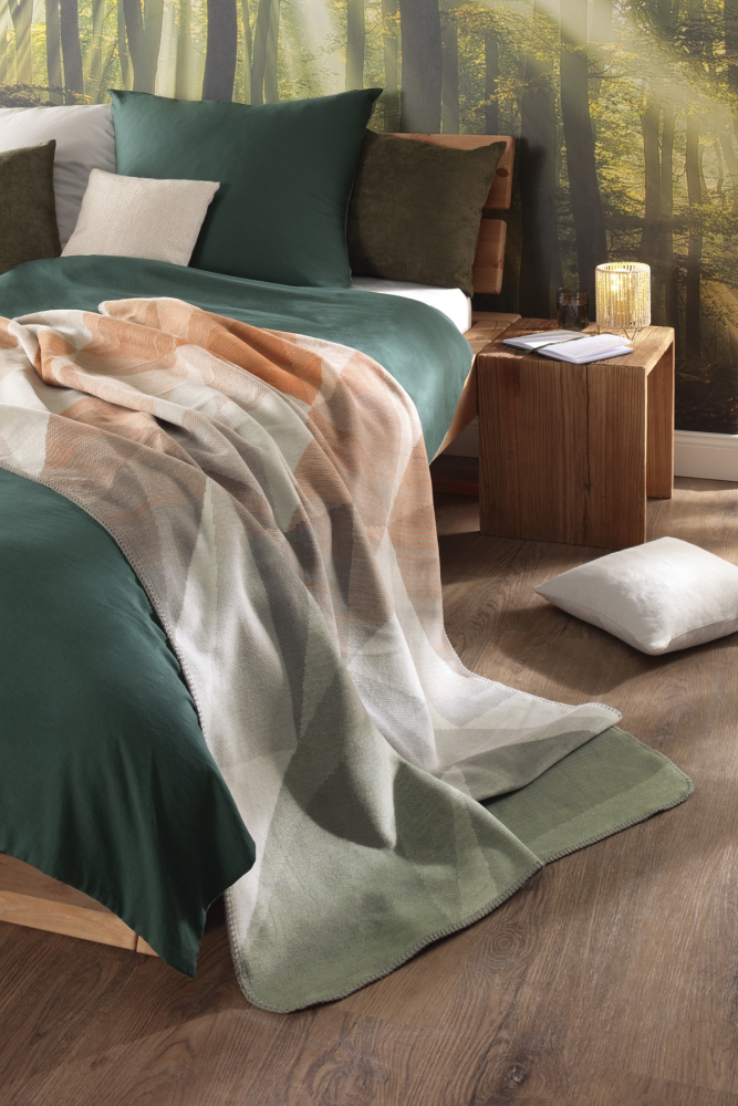 Preview: Biederlack Wohn- und Kuscheldecke 'Shadeflow' 150 x 200 cm Bunt