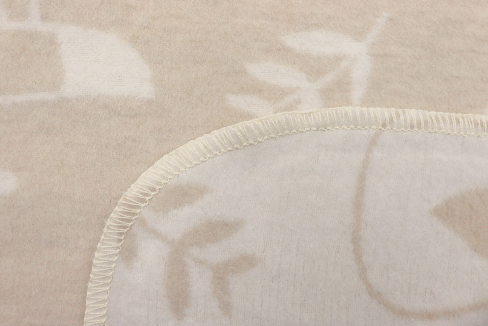 Biederlack Babydecke 'Little Foxes' 75 x 100 cm Beige