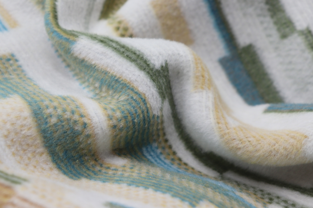 Biederlack Wohn- und Kuscheldecke 'Mission Teal' 150 x 200 cm Grün - Blau