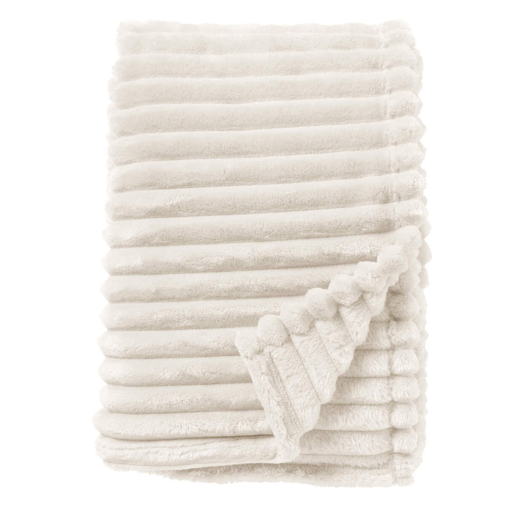 Preview: Dutch Decor Kuscheldecke 'Ricky' 150 x 200 cm Snow White - Weiß