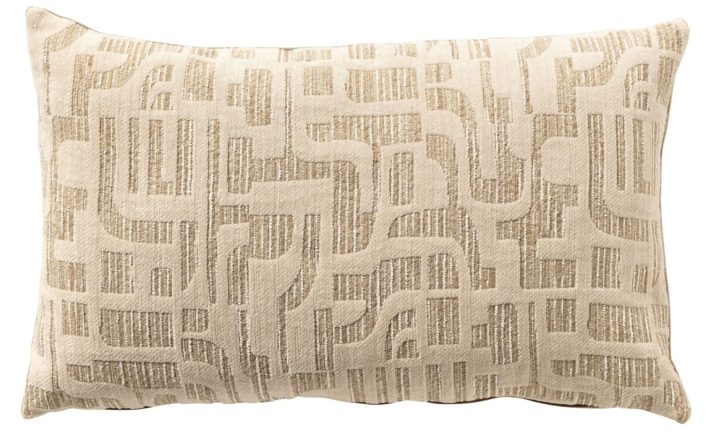 Dutch Decor Kissenhülle 'Fabia' 30 x 50 cm Sesame - Braun, Beige
