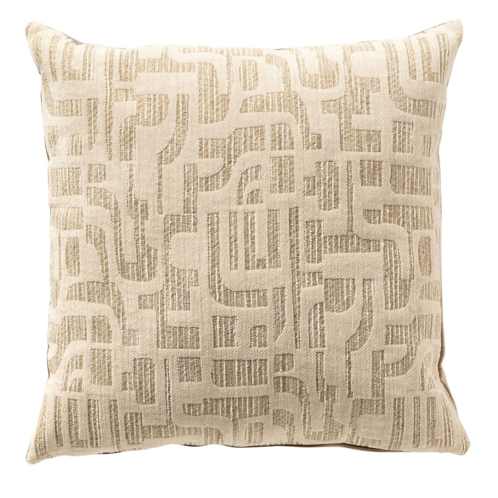 Dutch Decor Kissenhülle 'Fabia' 45 x 45 cm Sesame - Braun, Beige