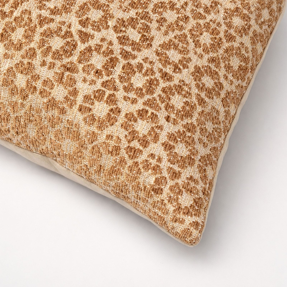 Preview: Dutch Decor Kissenhülle 'Shiva' 45 x 45 cm Cartouche - Braun