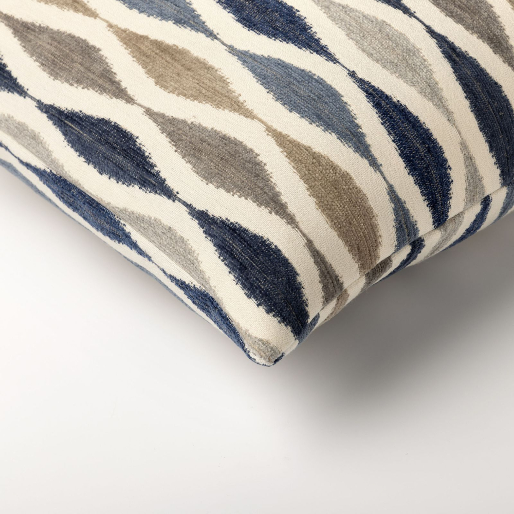 Preview: Dutch Decor Kissenhülle 'Tula' 30 x 50 cm Dark Denim - Blau