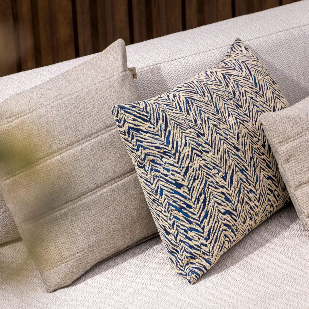 Dutch Decor Kissenhülle 'Augusta' 30 x 50 cm Insignia Blue - Blau