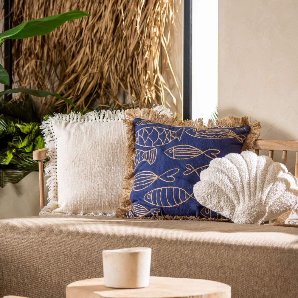 Dutch Decor Kissenhülle 'Nemo' 45 x 45 cm Spellbound - Blau