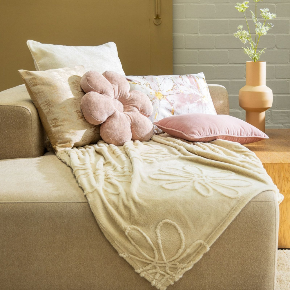 Preview: Dutch Decor Kuscheldecke 'Blenda' 150 x 200 cm Sandshell - Braun