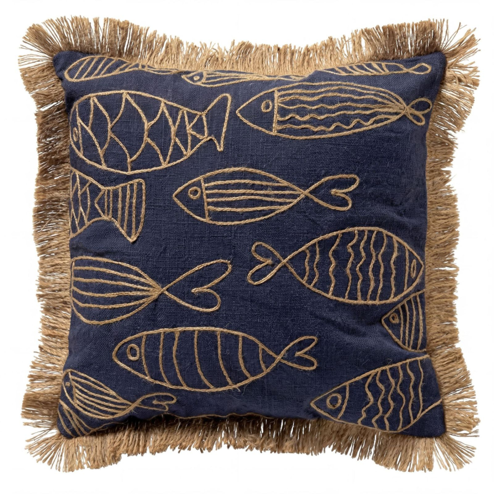 Dutch Decor Kissenhülle 'Nemo' 45 x 45 cm Spellbound - Blau